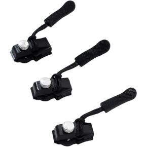 Zipper Repair Kit, 3 Pieces Fix Zip Puller, Fix Zipper Removable Rescue Replacement Pack, Replacement Zip Slider, Zipper Repair for Coats, Jackets, Luggage, Zip Fasteners