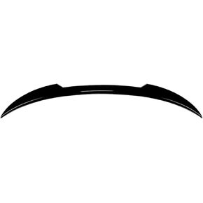Compatible for Audi 2019-2022 Q3 Sportback Spoiler ABS by Gloss Black Or Carbon Fiber Look Rear Mid Wing Lip Body Kits(Glossy Black)