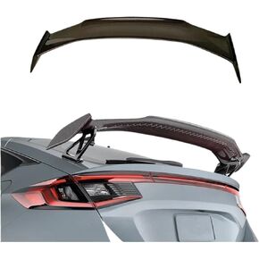Compatible for Honda Type R FL5 2022+ MD Style Hon Red Carbon Fiber Rear Trunk Spoiler Wing