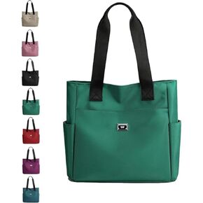Gloryboom Shoulder Bag, Large Capacity Water Repellent Multi Pocket Nylon Shoulder Bag, Fashionable and Versatile