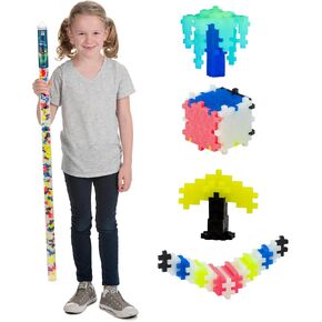 Plus Plus 500 Piece Interlocking Building Block 3D Puzzle Kit, Kids Stem Connecting Toys - Basic Color Mix
