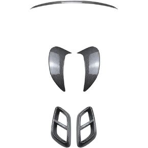 Compatible for-CLE Coupe 2024+ C236 CLE260 300 CLE53 AMG Car Rear Spoiler Wing Trunk Lip Tail Trunk Spoiler Trim Wings ﻿(Carbon Fiber)