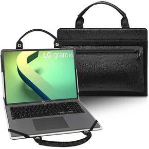 غطاء حالة الكمبيوتر المحمول لـ LG GRAM 16 16Z90Q/GRAM PRO 16 16Z90SP مع حقيبة محمولة مع مقبض حقيبة ، أزرق in Kuwait