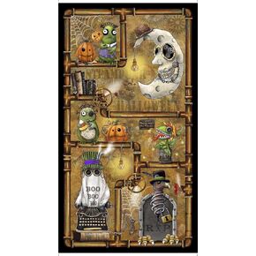 QT - Steampunk Halloween 3-31219 A 24" Panel - Cotton Quilting Fabric