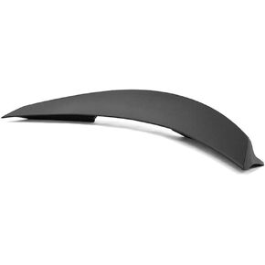 for Chevy for Corvette Stingray 2020-2023 RSC Style 2 Door Trunk Spoiler Matte Black 1-Qty Acrylonitrile Butadiene Styrene-ABS Plastic Rear -CCORV20RSC