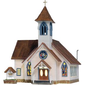 Built-N-Ready Community Church HO Woodland Scenics
