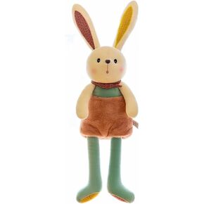 Plush Bunny -17'' Plush Stuffed Rabbit Pull-Out Ears and Legs, Cute Bunny Rabbit Soft Plushie Toy