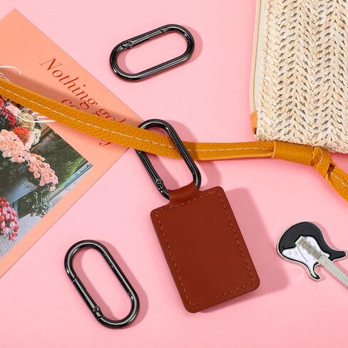 yolev 6 pcs carabiner oval carabiner ، 2 بوصة مفاتيح مقطع carabiner ، zinc alloy blup bling clips لحقائب الظهر ، المفاتيح ، حزام in Kuwait