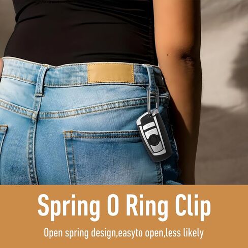 yolev 6 pcs carabiner oval carabiner ، 2 بوصة مفاتيح مقطع carabiner ، zinc alloy blup bling clips لحقائب الظهر ، المفاتيح ، حزام in Kuwait
