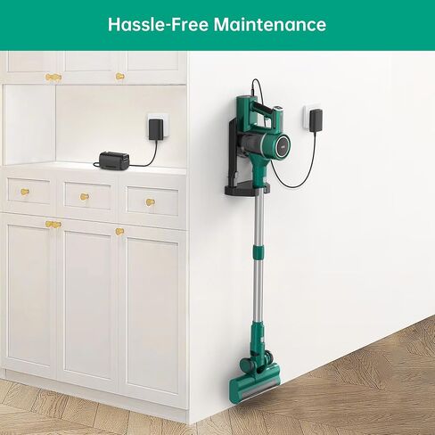 WIE Cordless Vacuum Cleaner for Home Rechargable, Powerful Suction Stick Handheld for 50+ Min Carpet Battery Lightweight, 6 LED Anti-Tangle Brush Brushless Motor Hardwood All Floor Pet Hair Car in Saudi Arabia