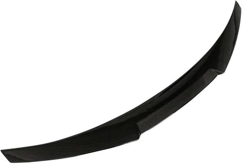 متوافق مع Audi A3 Sline S3 RS3 8y سيدان 2021 2022 2023 المفسد الخلفي جناح الجذع Trunk Tail Trunk Soilder Glossy Black/Carbon Carbon (أسود لامع) in Kuwait