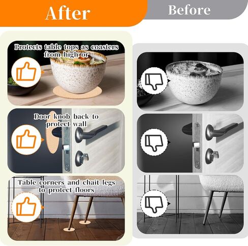 24 PCS Adhesive Cork Coasters, 4 Inch Brown Round Self Adhesive Cork for Coasters for DIY Crafts Drinks Home Tabletop Decoration in Saudi Arabia