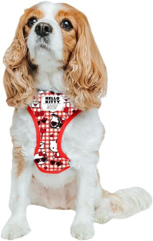 Dog Collar Hello Kitty® Red Classic - S, Adjustable, Durable, Comfortable, Patented Design and Stylish Pet Accessories for Small Dogs in Kuwait