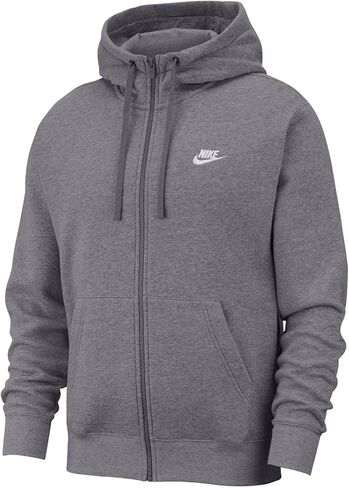هودي Nike Sportswear Club Fleece بسحاب كامل للرجال (الولايات المتحدة، Alpha، 3X-Large، عادي، عادي، Light Madder Root/Light Madder Root/White) in Kuwait