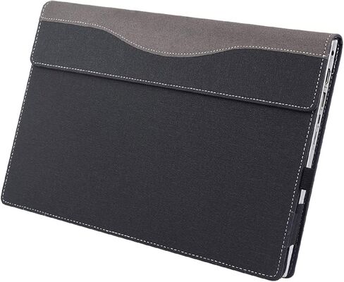 Laptop Case Cover only for Acer Swift 16 AI (SF16-51 / SF16-51T) 16 inch [Do Check Model] Notebook Sleeve Computer Bag Protective 2-in-1 Detachable PU Leather Shell (Black) in Saudi Arabia