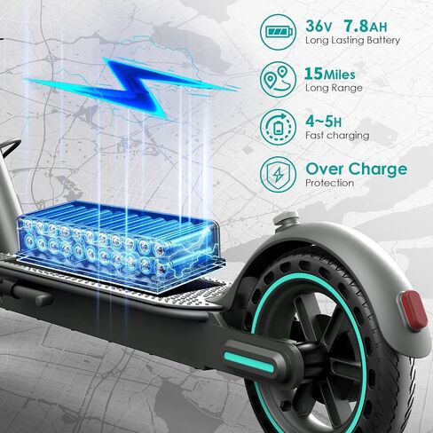 Electric Scooter for Adults,350W/500W/600W Powerful Motor,8.5/10" Tires,Up to 19/25 MPH,15/22/28 Mile Range,Dual Braking System,Foldable Lightweight EScooter for Young,Max Load 265 LBS,APP Control in Saudi Arabia