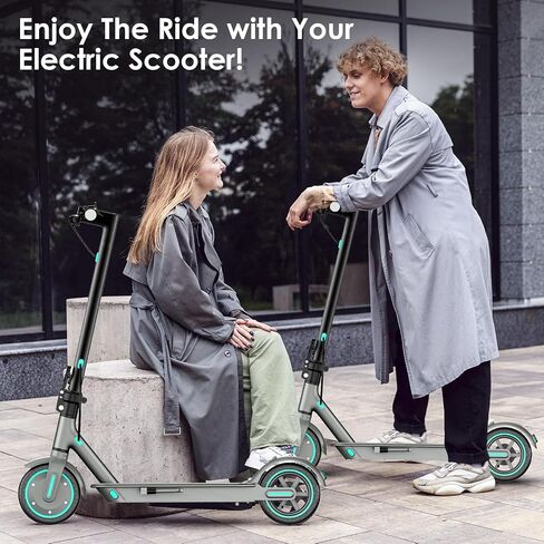 Electric Scooter for Adults,350W/500W/600W Powerful Motor,8.5/10" Tires,Up to 19/25 MPH,15/22/28 Mile Range,Dual Braking System,Foldable Lightweight EScooter for Young,Max Load 265 LBS,APP Control in Saudi Arabia