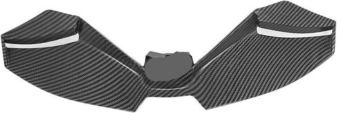 Compatible with MT-09 MT09 SP 2024 2025 Motorcycle Carbon Downforce Naked Frontal Spoilers Winglet Aerodynamic Wing Front Spoiler Kit(Carbon Fiber-Grey) in Saudi Arabia