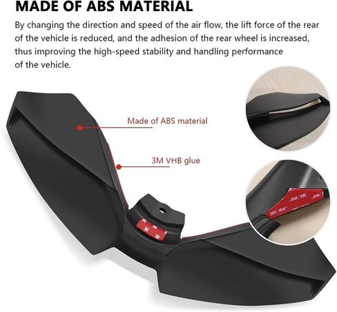 Compatible with MT-09 MT09 SP 2024 2025 Motorcycle Carbon Downforce Naked Frontal Spoilers Winglet Aerodynamic Wing Front Spoiler Kit(Carbon Fiber-Grey) in Saudi Arabia