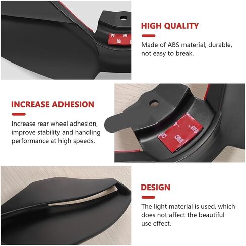Compatible with MT-09 MT09 SP 2024 2025 Motorcycle Carbon Downforce Naked Frontal Spoilers Winglet Aerodynamic Wing Front Spoiler Kit(Carbon Fiber-Grey) in Saudi Arabia