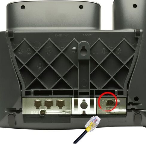 سماعة أذن Cisco مزدوجة | سماعة ميكروفون إلغاء الضوضاء متوافقة مع هواتف Cisco مع RJ9 سماعة الرأس JACK | RJ9 سماعة الرأس Quick Disconnect Cord المشمولة | HD جودة الصوت | مريح in Kuwait