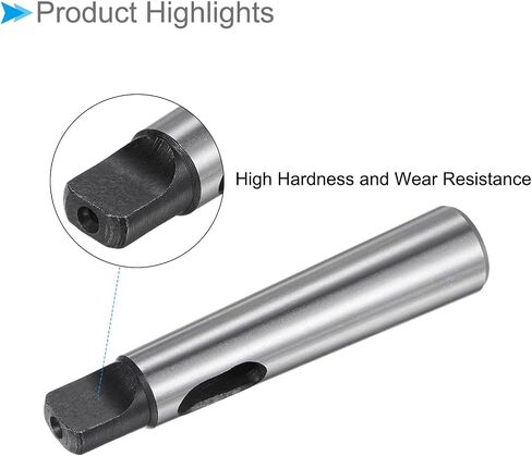 Morse Taper Drill Sleeve Reducing Adapter, MT5 to MT3, Steel Chuck Sleeve Holder Center - (Applications: for Lathe Milling Part Shank Drill) in Saudi Arabia