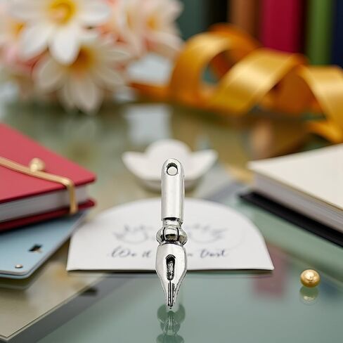 Silver Fountain Pen Planner Charm ، سحر سوار ، سحر Dangle ، مخططي محطات دفتر المسافرين ، المنتجات المكتبية ، إعادة التعبئة والأغطية التقويمات والمخططين والمنظمين الشخصيين in Saudi Arabia