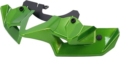 Fit for Kawasaki Z900 2020 2021 2022 Carbon Fiber Pattern Motorcycle Naked Front Spoiler Winglet Wing Kit Spoiler(Green) in Saudi Arabia