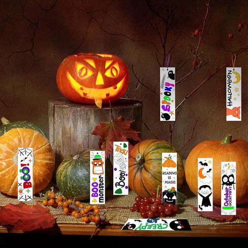 HAOORYX 75PCS Day of the Dead Color الخاص بك الإشارات المرجعية الخاصة بك ، أطفال تلوين DIY مرجعية فارغة اليوم المكسيكي من جائزة GOODI in Kuwait