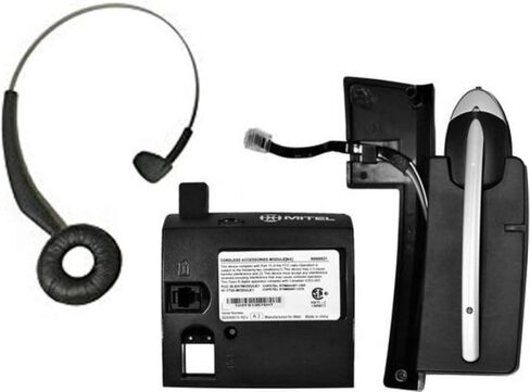Mitel Cordless Headset & Module Bundle N/A Part# 50005712 New (Renewed) in Saudi Arabia