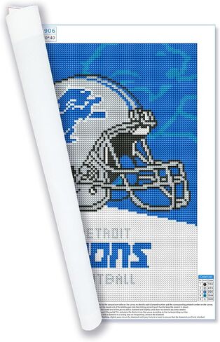 Hepfemon Football Round Full Drill Diremond Painting ، Sport Diamond Art Painting Kit للبالغين مجموعة من المنتجات شبه المصنفة in Saudi Arabia
