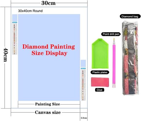 Hepfemon Football Round Full Drill Diremond Painting ، Sport Diamond Art Painting Kit للبالغين مجموعة من المنتجات شبه المصنفة in Saudi Arabia