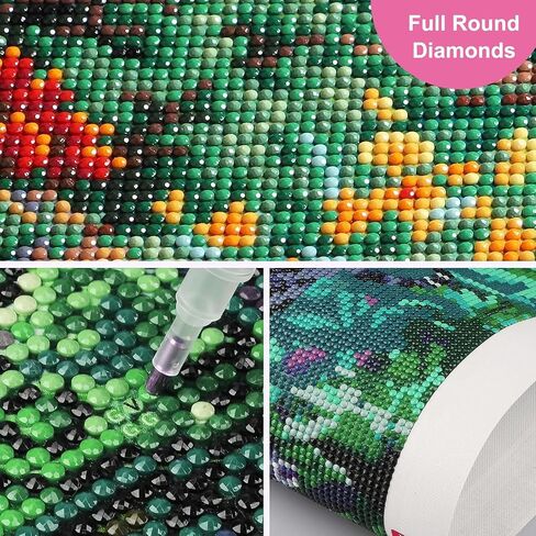 Hepfemon Football Round Full Drill Diremond Painting ، Sport Diamond Art Painting Kit للبالغين مجموعة من المنتجات شبه المصنفة in Saudi Arabia