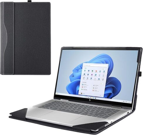 Laptop Case Cover for HP EliteBook 860/865 16 inch G9 G10 Sleeve&for HP ZBook Firefly 16 G9 G10, 2in1 PU Leather Detachable Protective Shell (Black) in Kuwait
