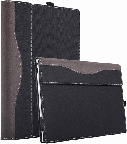 Laptop Case Cover for HP EliteBook 860/865 16 inch G9 G10 Sleeve&for HP ZBook Firefly 16 G9 G10, 2in1 PU Leather Detachable Protective Shell (Black) in Kuwait