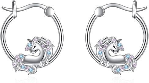 925 Sterling Silver Panda Earrings for Girls Cute Animal Earrings Panda Huggie Hoop Earrings Birthday Mothers Day Jewelry for Women Mom Men Teens Girls in Saudi Arabia