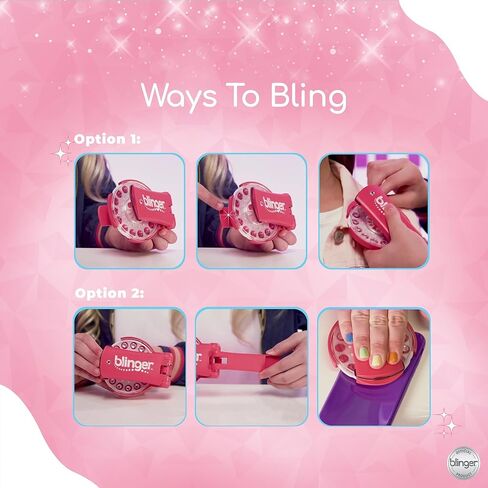 عبوة إعادة تعبئة مجموعة بلينجر جليمر | حفلة النوم | 12 قرص – 180 جوهرة | بلينغ في فرشاة خارج | أداة تصفيف الشعر (متعددة الألوان) in Kuwait