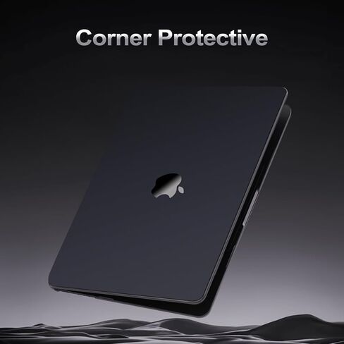 Moseso متوافق مع MacBook Pro 16 بوصة Case 2025 2024 2023 2022 2021 M4 M3 M1 M1 A3403 A3186 A2991 A2780 A2485 Pro Max Chip ، Ultra-Thin Natural Color Clate Hard Case ، Space Black Clear in Saudi Arabia
