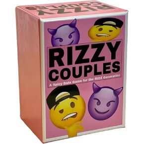 Spicy Date Game RIZZ UP Your Romance - 150 Cards with Challenges, Dares & Creative Rewards for Couples or Groups - Adult Card Game