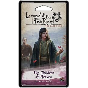 Fantasy Flight Games Legend of The Five Rings: The Card Game The Children of Heaven Dynasty Pack - Tactical Strategy Game for Kids & Adults, Ages 14+, 2 Players, 45-90 Minute Playtime, Made