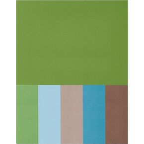 25 Sheets 8.5" x 11 Earth Tones Cardstock – 65lb/176gsm Acid and Lignin Free Sustainable Paper for Arts & Crafts, Scrapbooking, Cardmaking – Made in the USA – PL Paper