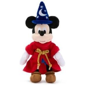 Disney Store Mini Bean Bag Plushies - Sorcerer Mickey Mouse - Cute Stuffed Animal with Detailed Sculpting, Embroidered Features, Bean Bag Bottom Plush Toys for Kids