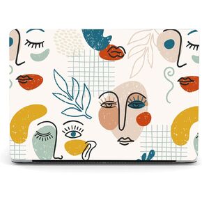 Berkin Art Case for 13.5" Microsoft Surface Laptop 5/4/3, 2022, 2021, 2019 Metal Palm Model 1868/1951 with Keyboard Cover & Screen Protector Naive Art Pop Motifs Hearts Symbol