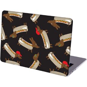 Compatible with MacBook Air 13.6-inch, Hard Shell Case with Keyboard Cover and Screen Protector (A2681, M2 chip / A3113, M3 chip / A3240, M4 chip, 2022-2025 Release) - Dachshunds MD5247