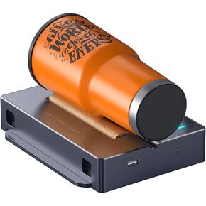 LaserPecker Versatile Electric Roller for LP2/LP3/LP4/LP5, Cylindrical Engraving Rotary Module for Jugs Bottles