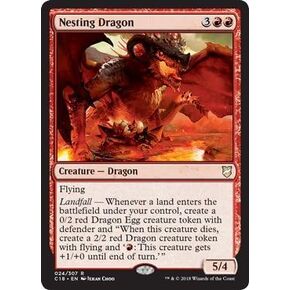 Magic: The Gathering - Nesting Dragon - Commander 2018
