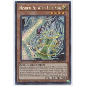 Yu-Gi-Oh! Mystical Elf White Lightning - LDS3-EN135 - Secret Rare - 1st Edition
