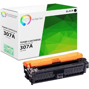 TCT 307A Toner Cartridge 5 Pack - Compatible Replacement for HP 307A CE740A CE741A CE742A CE743A Works with HP Color Laserjet Professional CP5225 Printers (Black Cyan Magenta Yellow)