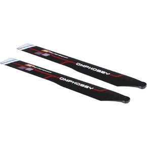 OMPHOBBY M2 EVO Parts Main Blades Replacement Parts for OMPHOBBY M2 EVO RC Helicopters Rc Heli Accessories OSHM2321R(Red)