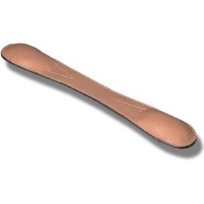 Genuine Leather 8.5" Weighted Bookmark for Hands-Free Reading, Book Holder for Cookbooks, Study, and More